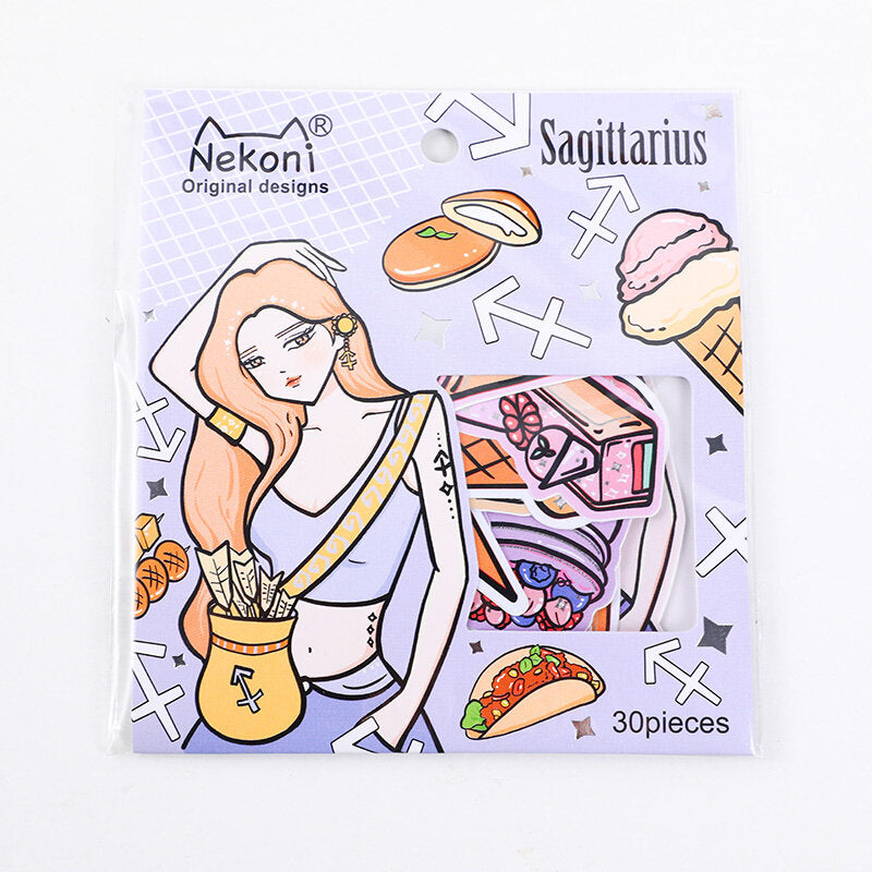 Set di adesivi della serie Dodici Costellazioni
