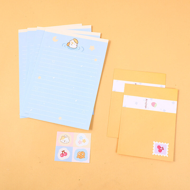 Carta di buste con animali dolci