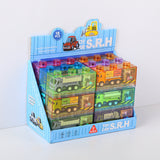 Divertente confezione singola di piccole auto ingegneristiche da tirare indietro– 1 pezzo (modello singolo)