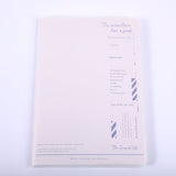 32K Time motto quaderno sottile rivestito in plastica - pagine interne a righe orizzontali