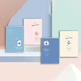 32K Esprimi un desiderio quaderno sottile rivestito di plastica - pagine interne a righe orizzontali