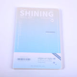 32K Essere il taccuino leggero e sottile rivestito di plastica - pagine interne a righe orizzontali