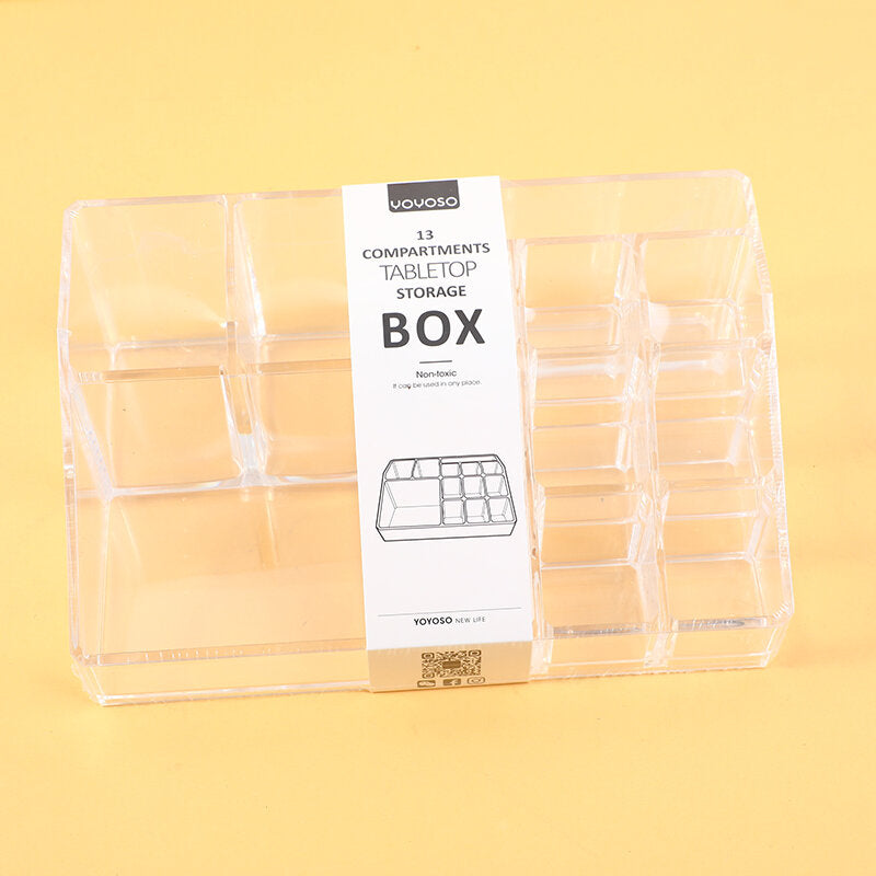 Scatola portaoggetti da tavolo con 13 scomparti