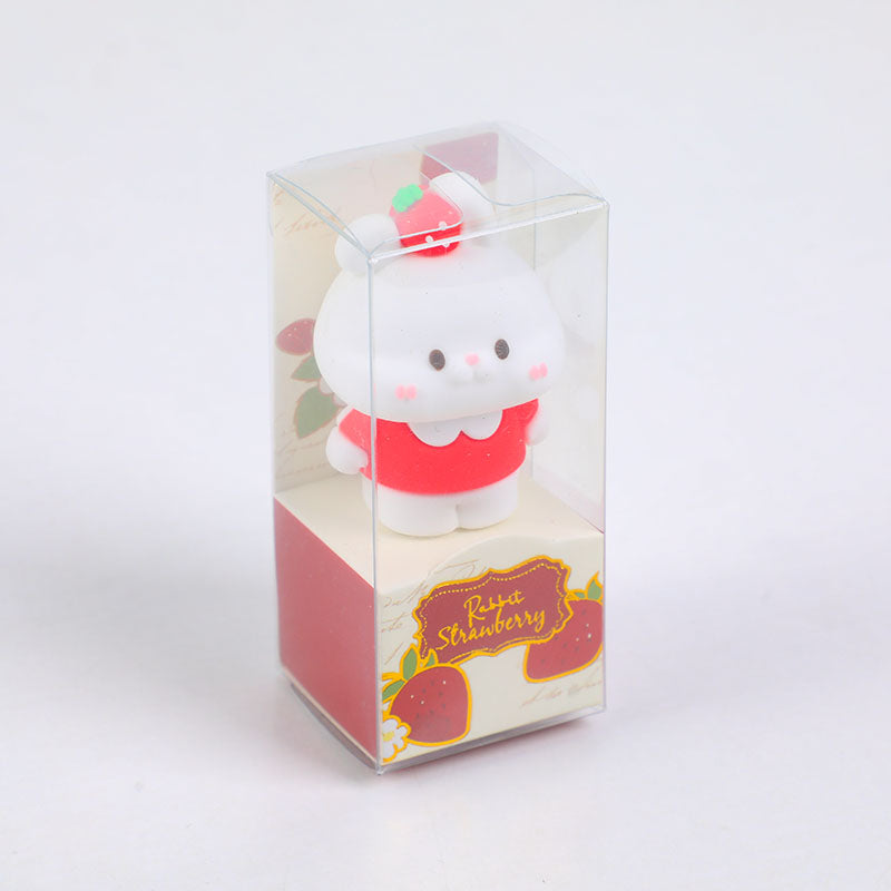 tempera mattita serie Sweet rabbit strawberry