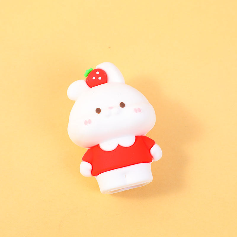 tempera mattita serie Sweet rabbit strawberry