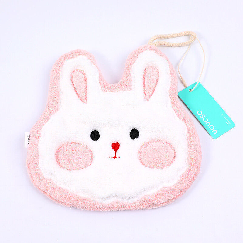 Asciugamano piatto a forma di coniglio