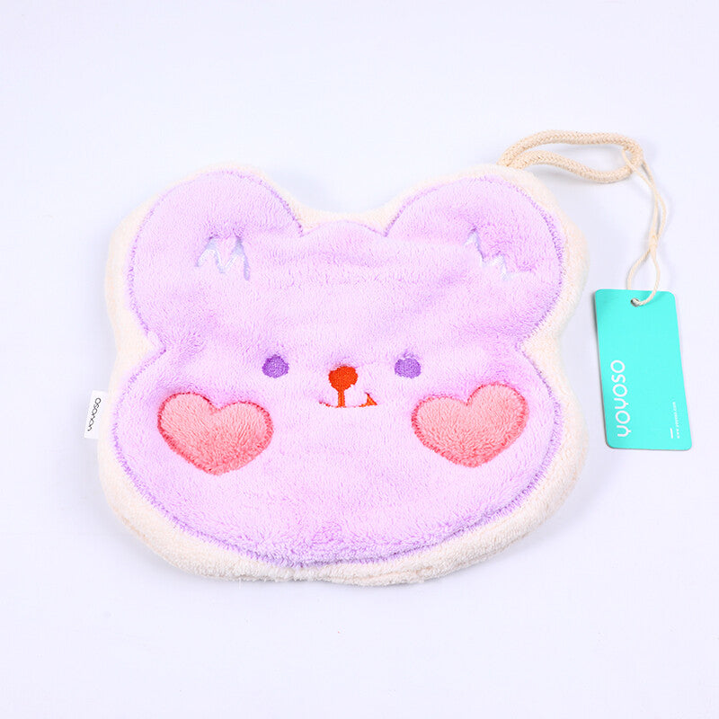 Asciugamano piatto a forma di orsetto