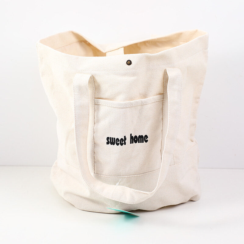 Semplice borsa a tracolla in tela in stile giapponese-2