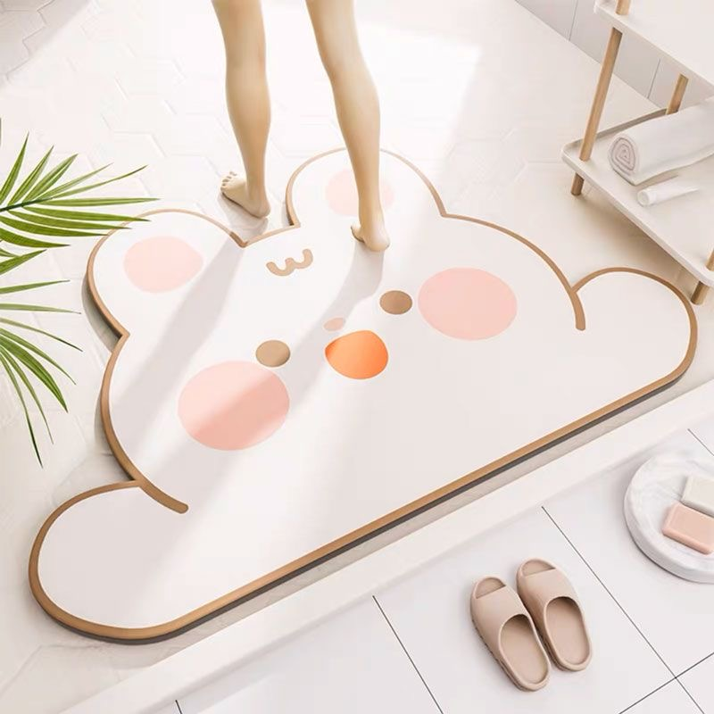 Tappetino da pavimento con simpatico coniglio