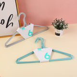 Appendiabiti rivestito in PE per adulti, confezione da 6 pezzi