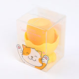 SPUGNA Carino e divertente il piumino da cipria di animali domestici, giallo