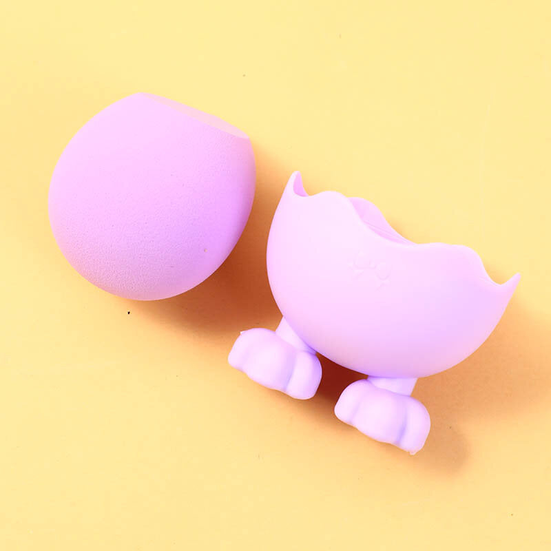 Carino e divertente piumino per cipria per animali domestici-viola