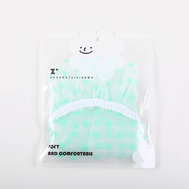 Cuffia da doccia a pois