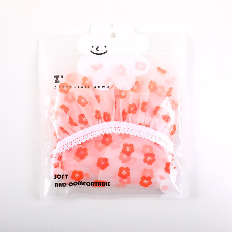 Cuffia da doccia con stampa a cartoni animati