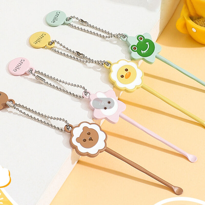 Serie di simpatici animali domestici, plettro in lega di orecchie