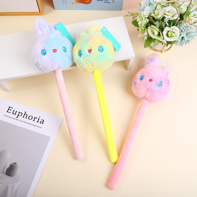 Martello massaggiante a forma di coniglio arcobaleno