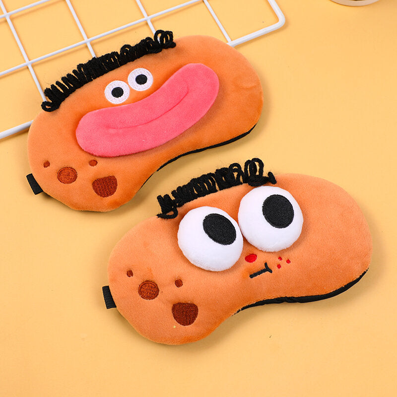 Maschera per gli occhi con impacco di ghiaccio della serie Hairy potatoes