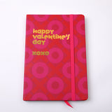 San Valentino - Elegante copertina rigida A7 - Pagina interna con riga orizzontale 96 pezzi