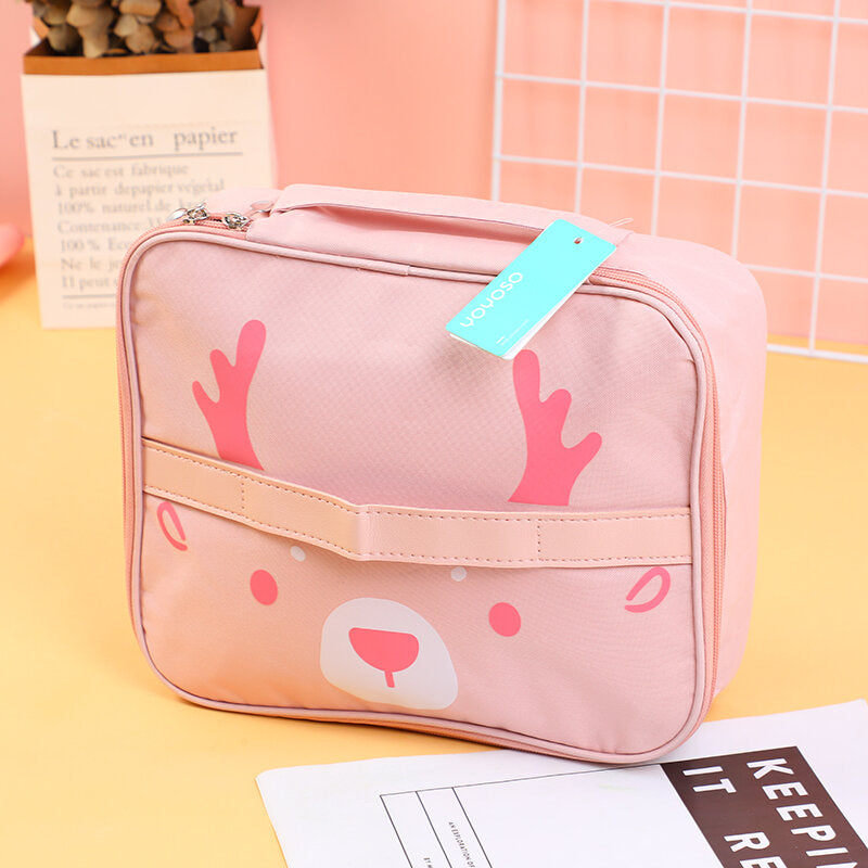 Borsa per il pranzo "Deer" with you - bento bag in stile piatto