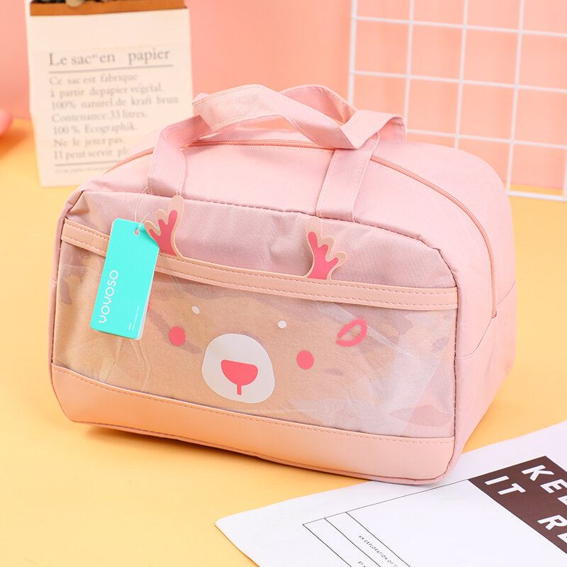 Borsa per il pranzo "Deer" with you - bento bag in stile orizzontale