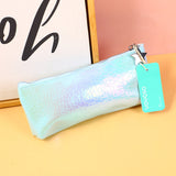 Borsa cosmetica a cuscino in pelle lucida laser