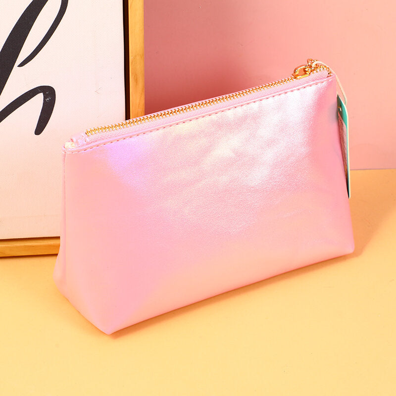 Borsa cosmetica di documenti di colore sfumato laser