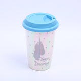 Tazza a rombi di animali simpatici 400ml-blu