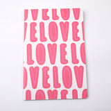 San Valentino - Libro di sutura a forma di cuore dolce B5 - Pagina interna con riga orizzontale 32 pezzi