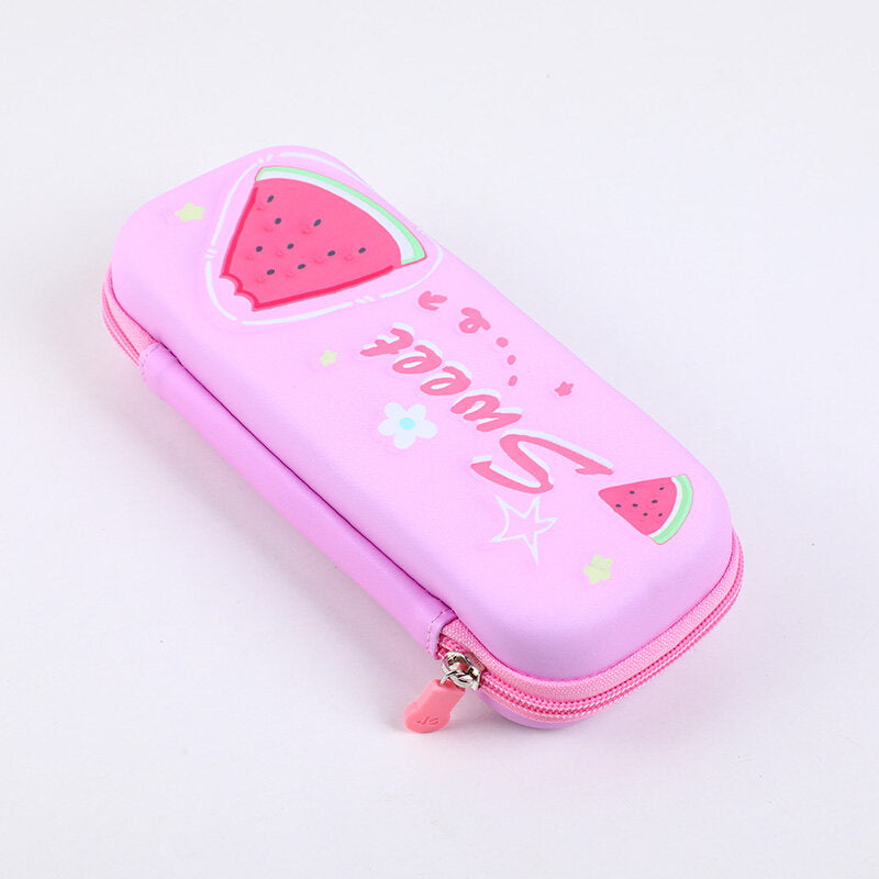 Astuccio di matite in EVA color anguria