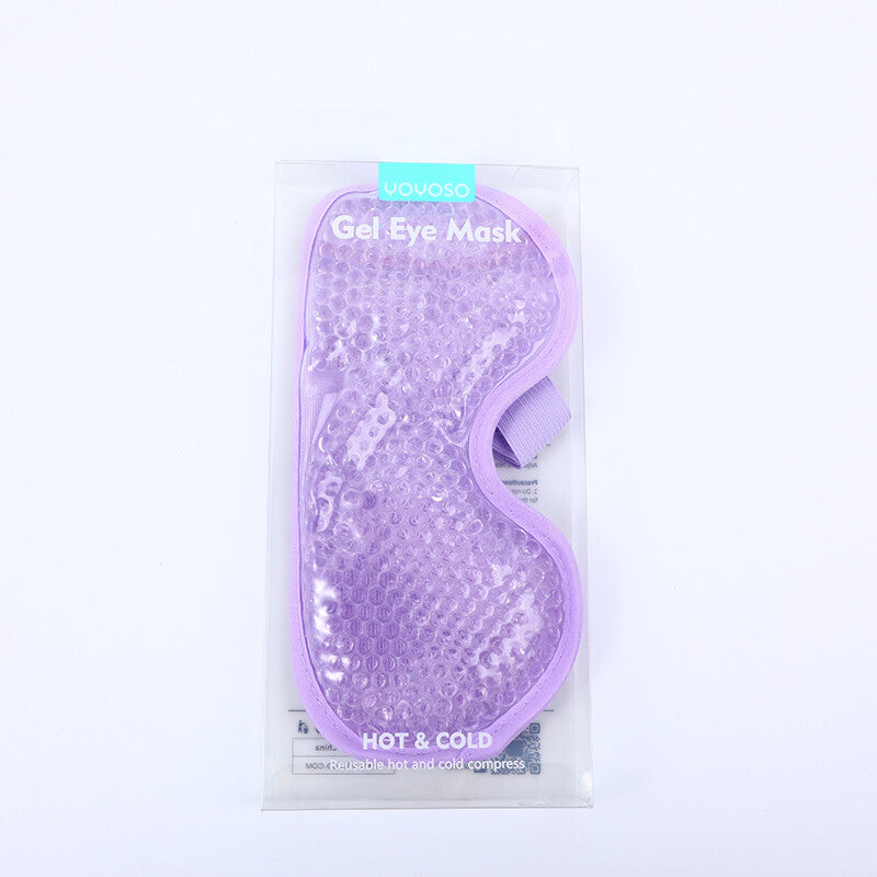 Maschera per gli occhi in gel tinta unita-viola