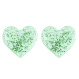 Cerotto in gel a forma di cuore - verde