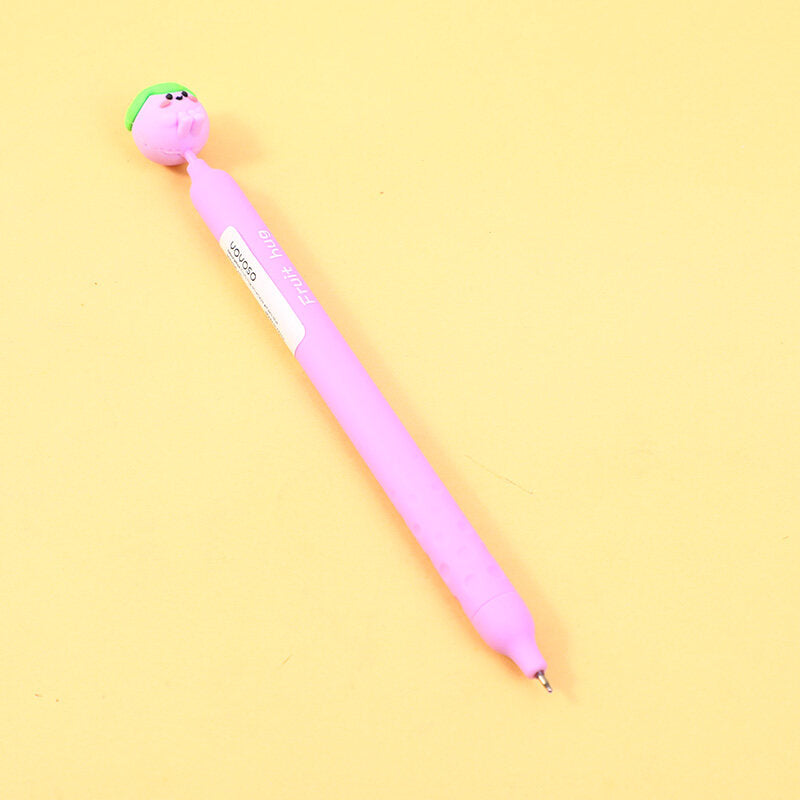 Penna gel retrattile Ice Cream Park-blu