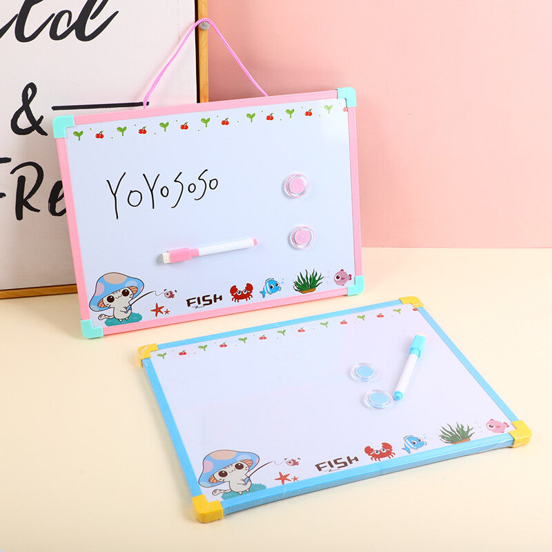 Lavagna bianca cancellabile magnetica grande