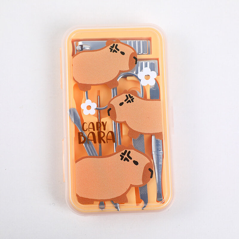 Set di sette pezzi di tagliaunghie Kapibala