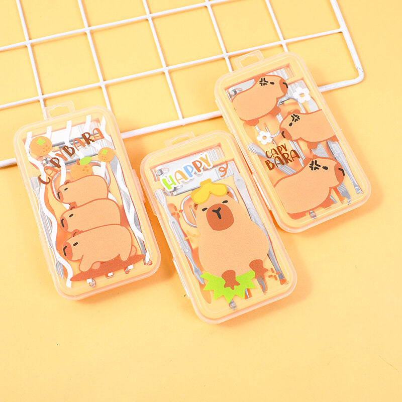 Set di sette pezzi di tagliaunghie Kapibala