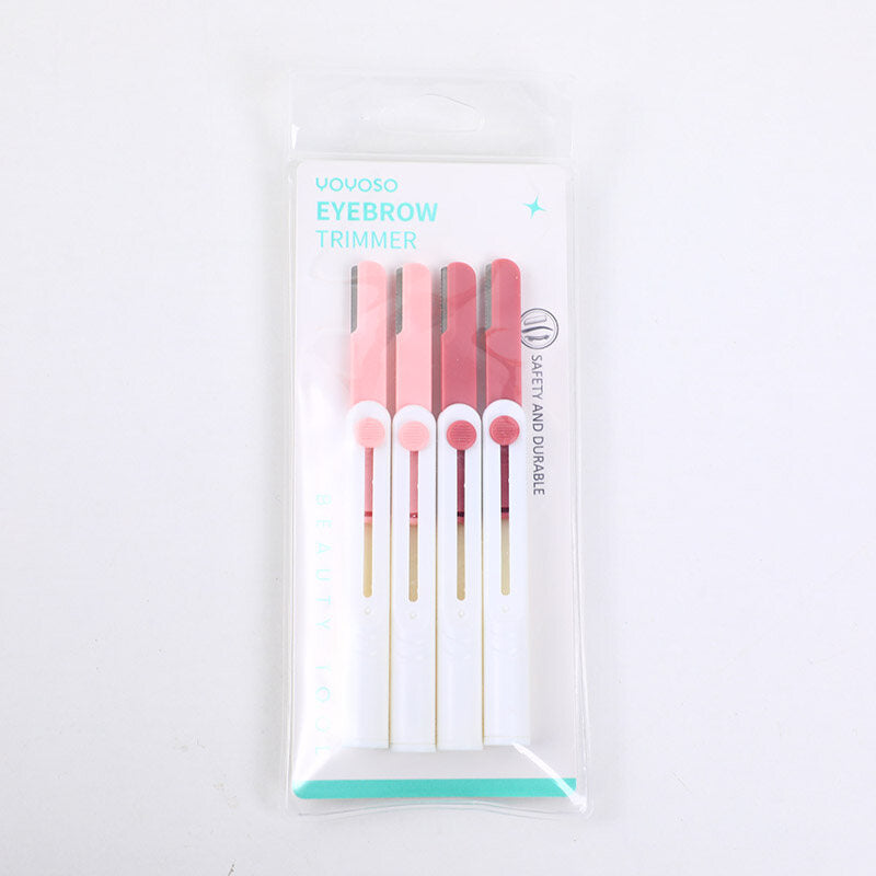 Rifinitore telescopico professionale per sopracciglia, set da 4 pezzi