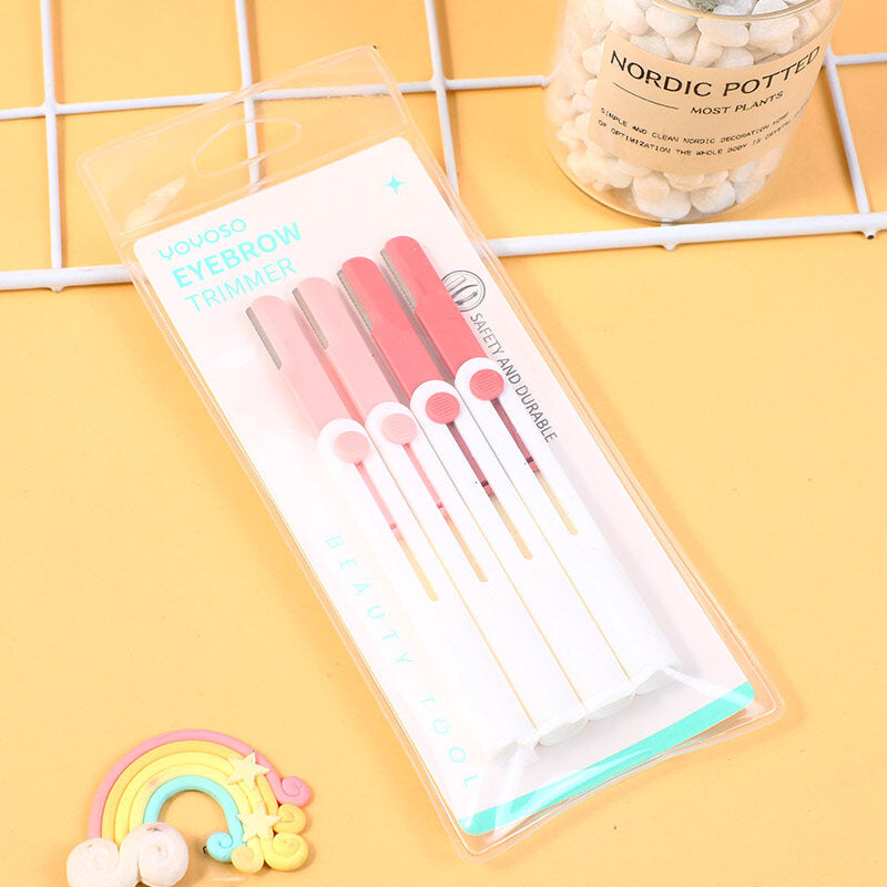 Rifinitore telescopico professionale per sopracciglia, set da 4 pezzi