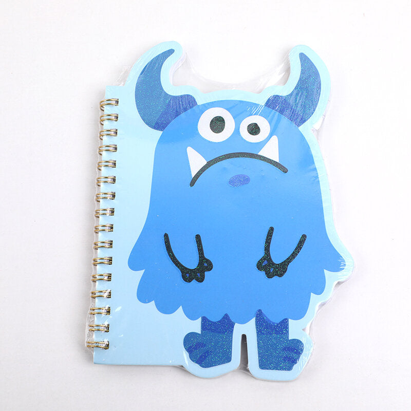 Quaderno a bobina Dopamine monster styling B6 - pagine interne a righe orizzontali