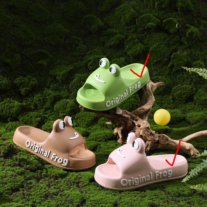 Ciabatte da donna carine e divertenti con testa grande, taglia 36-37 (rosa chiaro)