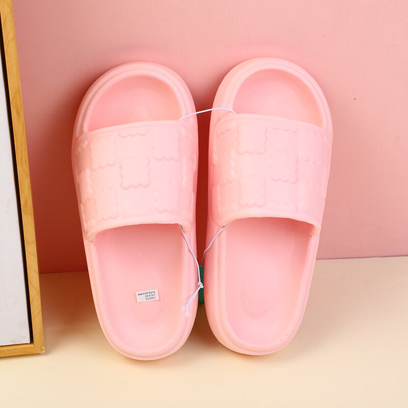 Mini biscotto coppia pantofole casa donna taglia 40-41 (rosa nebbioso)