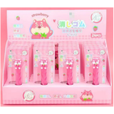 Gomma da cancellare concava a forma di shiba inu alla fragola