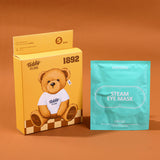 Maschera per occhi a vapore serie TEDDY ISLAND 5 pezzi-marrone scuro