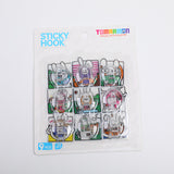 Gancio adesivo serie TOMARMON 9pz