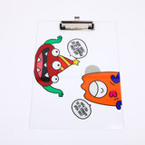 Portablocco trasparente serie TOMARMON A4