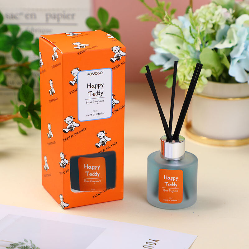 Diffusore a bastoncini in ebano dalla ricca fragranza della serie TEDDY ISLAND da 50 ml