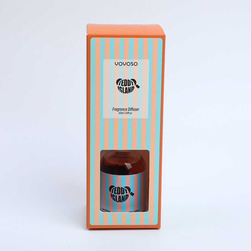 Diffusore a bastoncini di tulipano tramonto serie TEDDY ISLAND 50ml