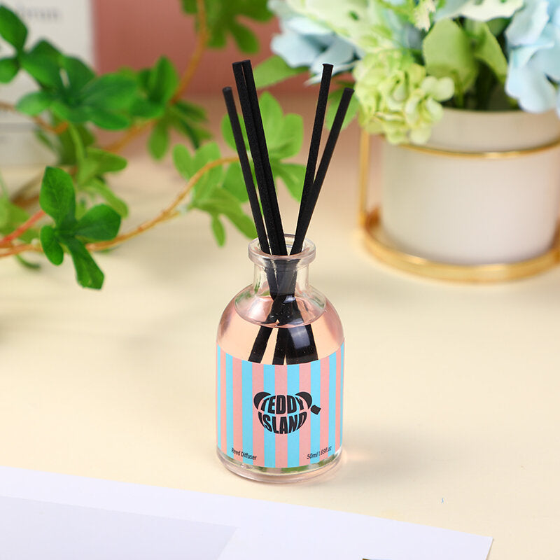 Diffusore a bastoncini di tulipano tramonto serie TEDDY ISLAND 50ml