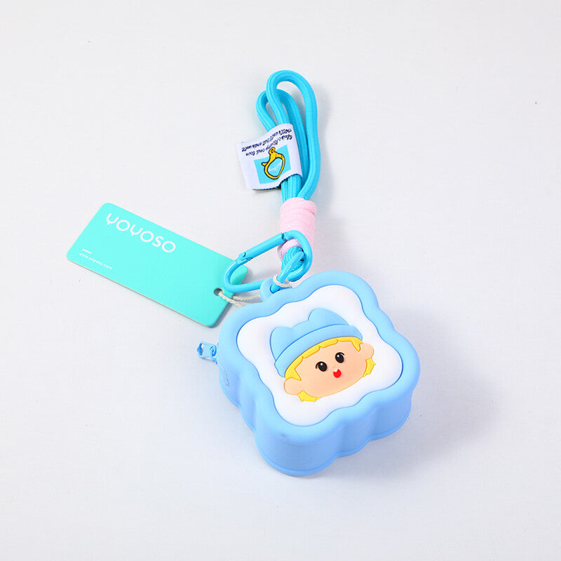 Borsa portaoggetti per ragazza con capelli corti