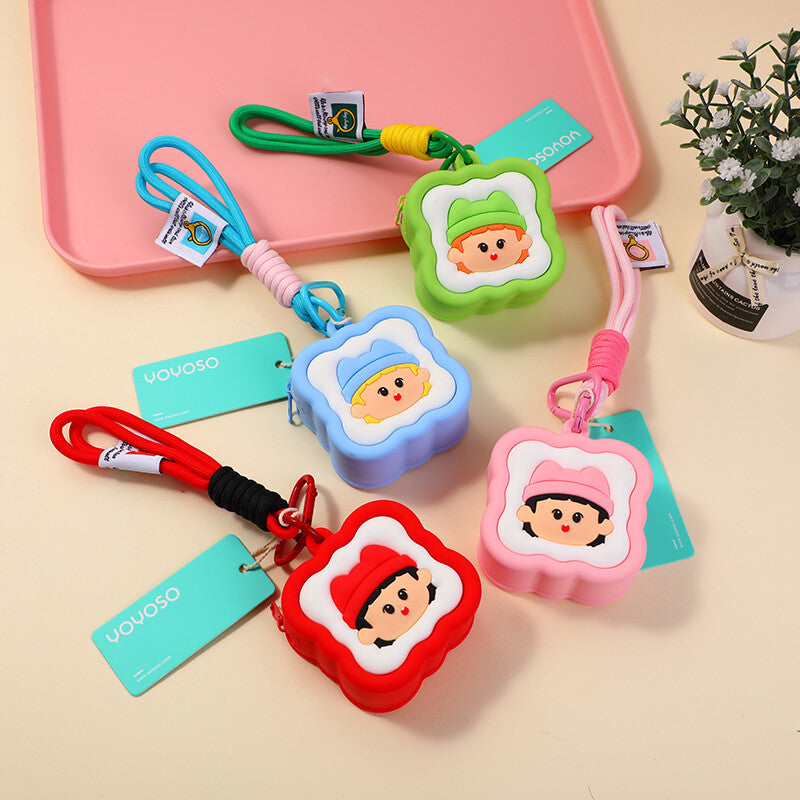 Borsa portaoggetti per ragazza con capelli corti