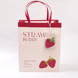 Borsa regalo verticale fragola-M